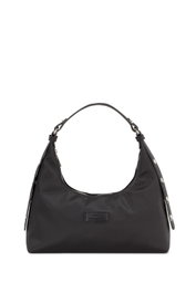 Zoozie Bags Bolso de Mano en Cuero Satinado Negro
